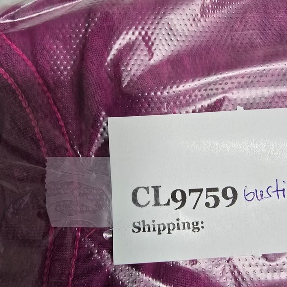 Gustin Shirt Mens Medium Purple‎ Short Sleeve Stretch Crew Pullover USA Made - Picture 6 of 6